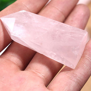 Large Pink Rose Quartz Stone - 100% natural