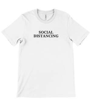 Canvas Unisex Crew Neck T-Shirt - SOCIAL DISTANCING