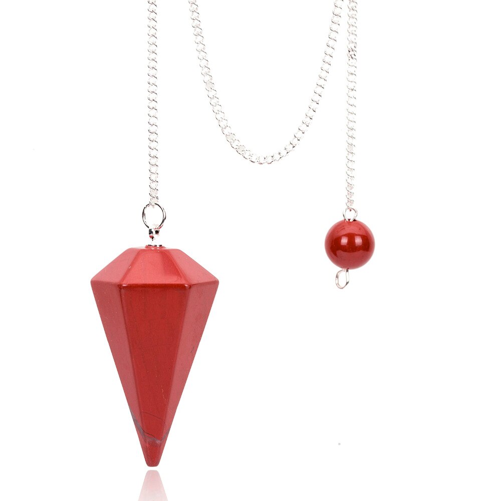 Natural Stone Crystal Pendulum