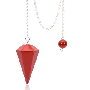 Natural Stone Crystal Pendulum