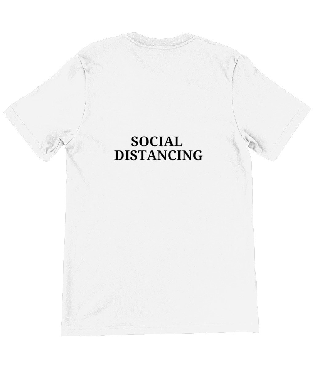 Canvas Unisex Crew Neck T-Shirt - SOCIAL DISTANCING