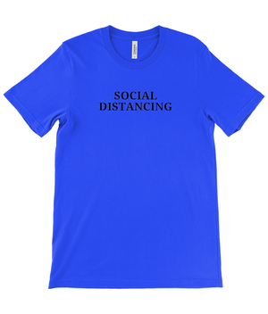 Canvas Unisex Crew Neck T-Shirt - SOCIAL DISTANCING