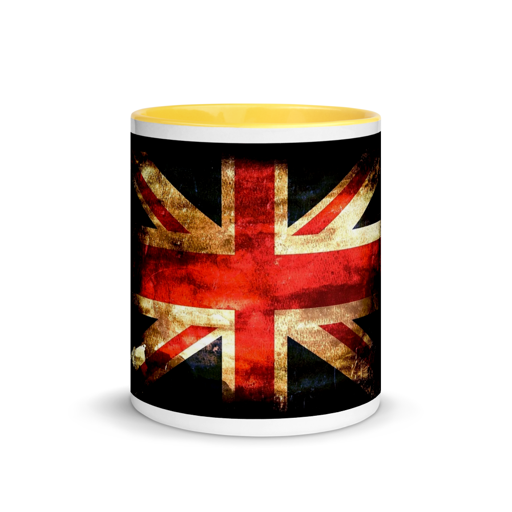 Union Jack Mug with Color Inside