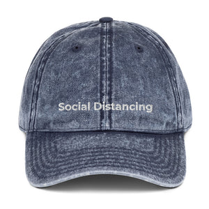 Vintage Cotton Twill Social distancing Cap