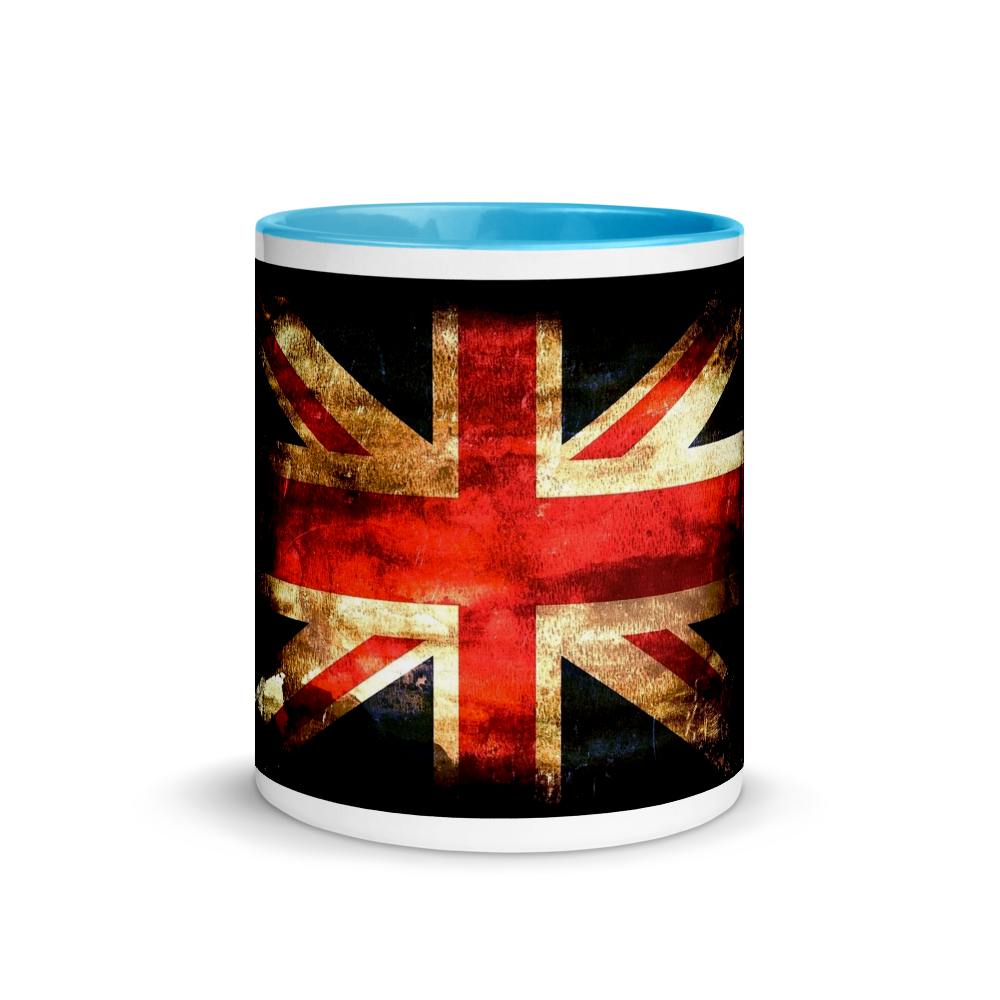 Union Jack Mug with Color Inside