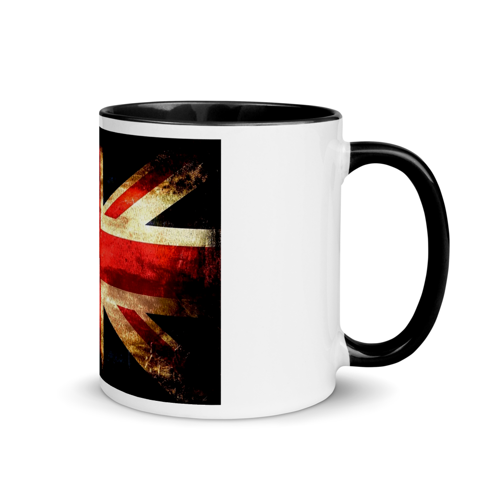 Union Jack Mug with Color Inside