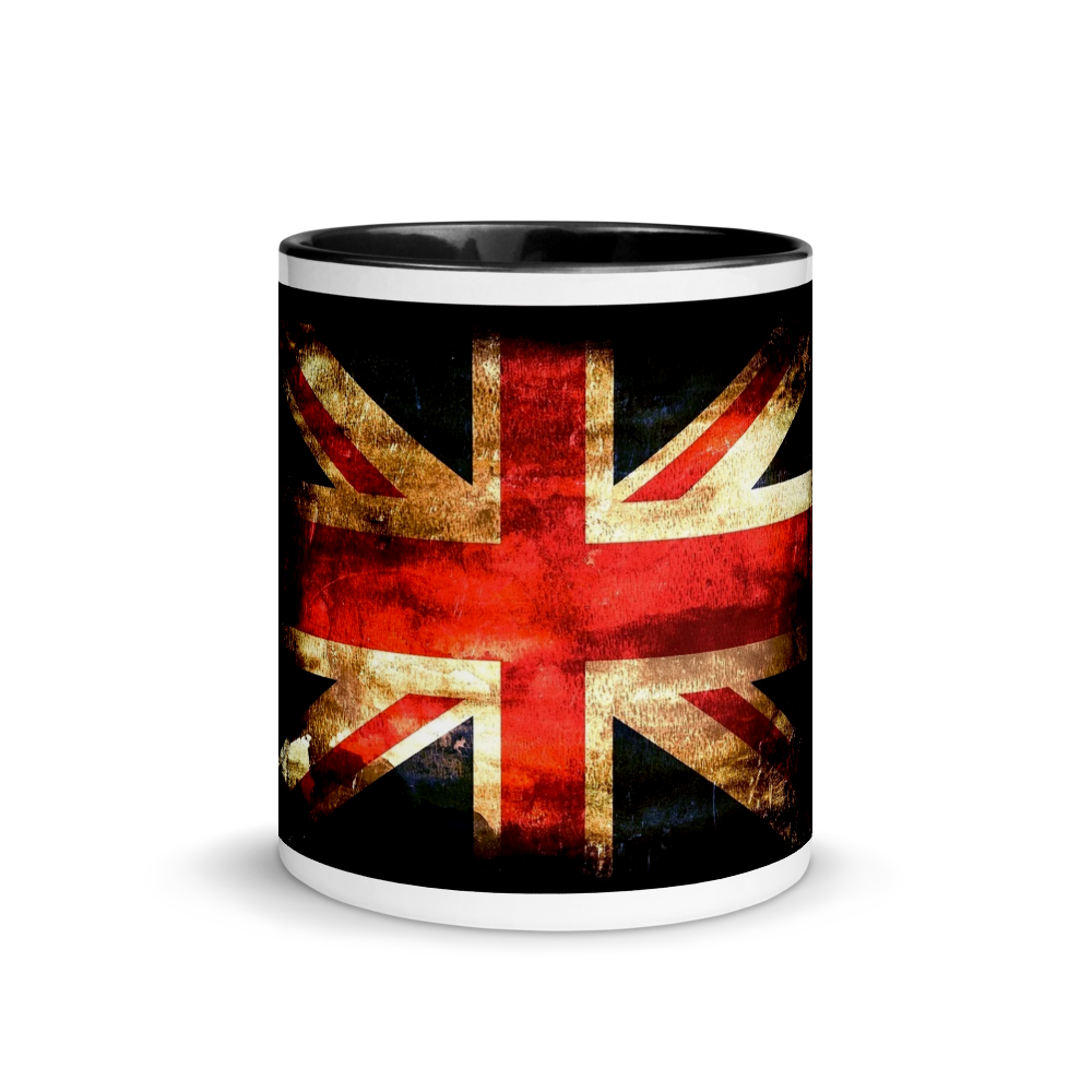 Union Jack Mug with Color Inside