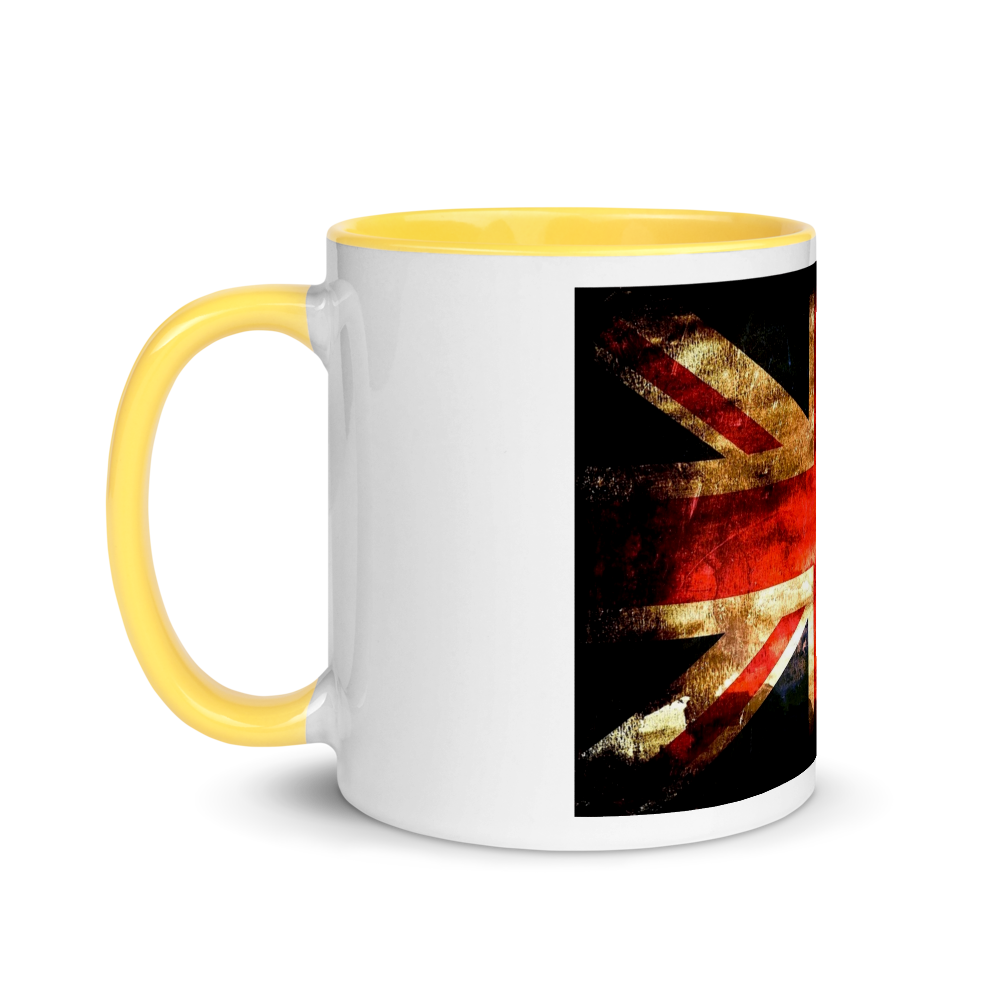 Union Jack Mug with Color Inside