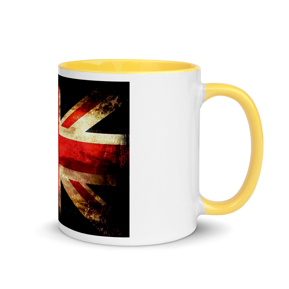 Union Jack Mug with Color Inside