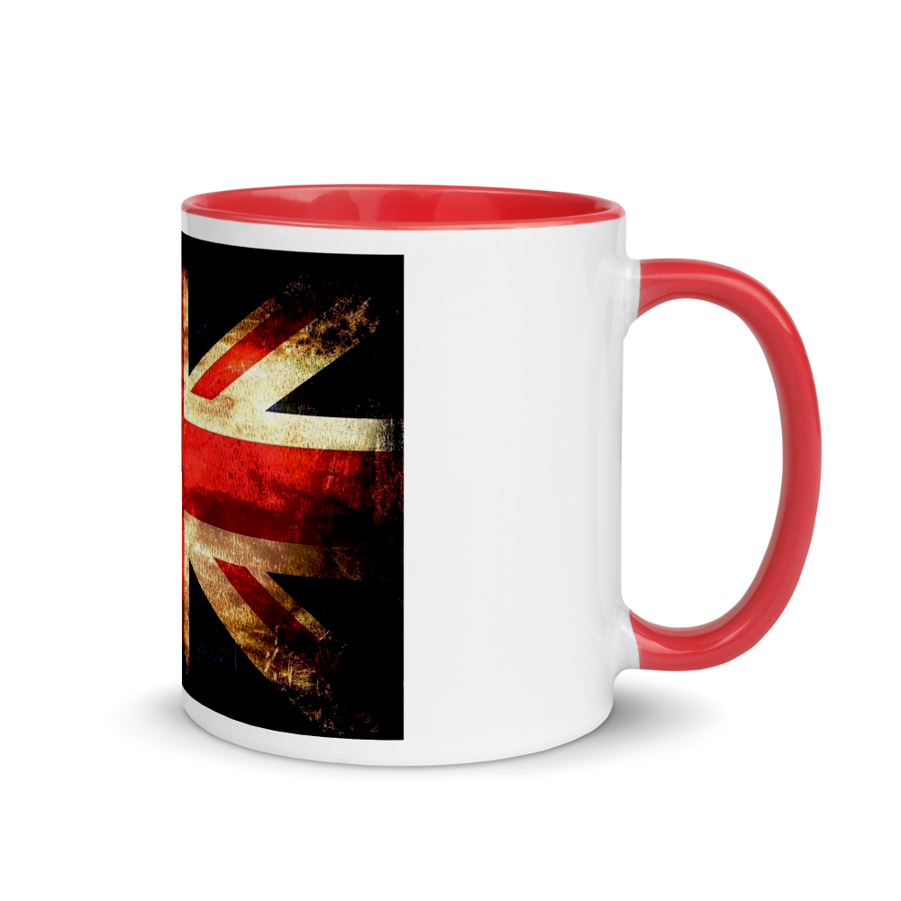 Union Jack Mug with Color Inside