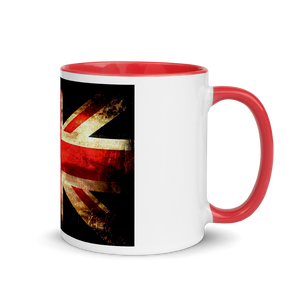 Union Jack Mug with Color Inside