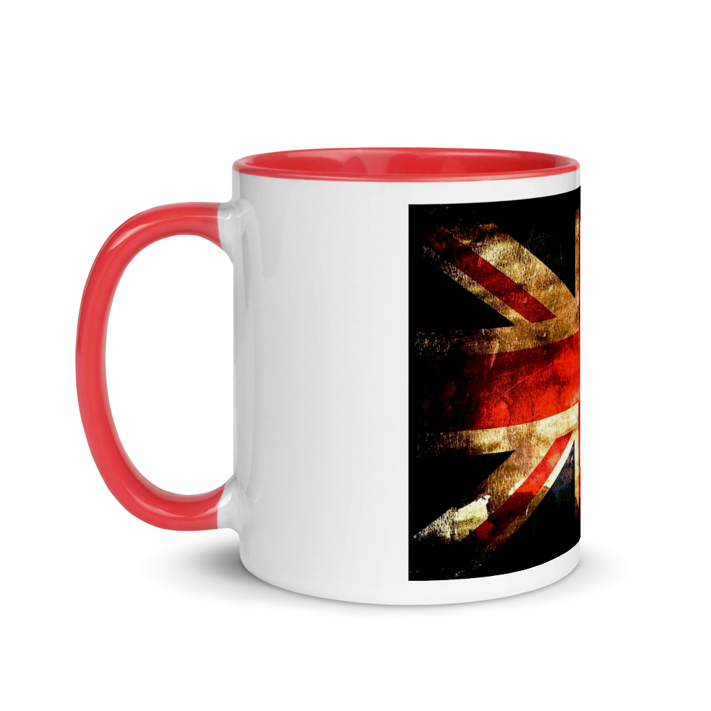 Union Jack Mug with Color Inside