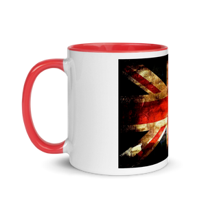 Union Jack Mug with Color Inside