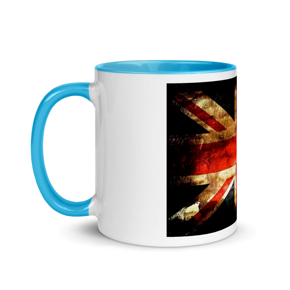 Union Jack Mug with Color Inside