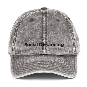 Vintage Cotton Twill Social distancing Cap