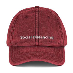 Vintage Cotton Twill Social distancing Cap