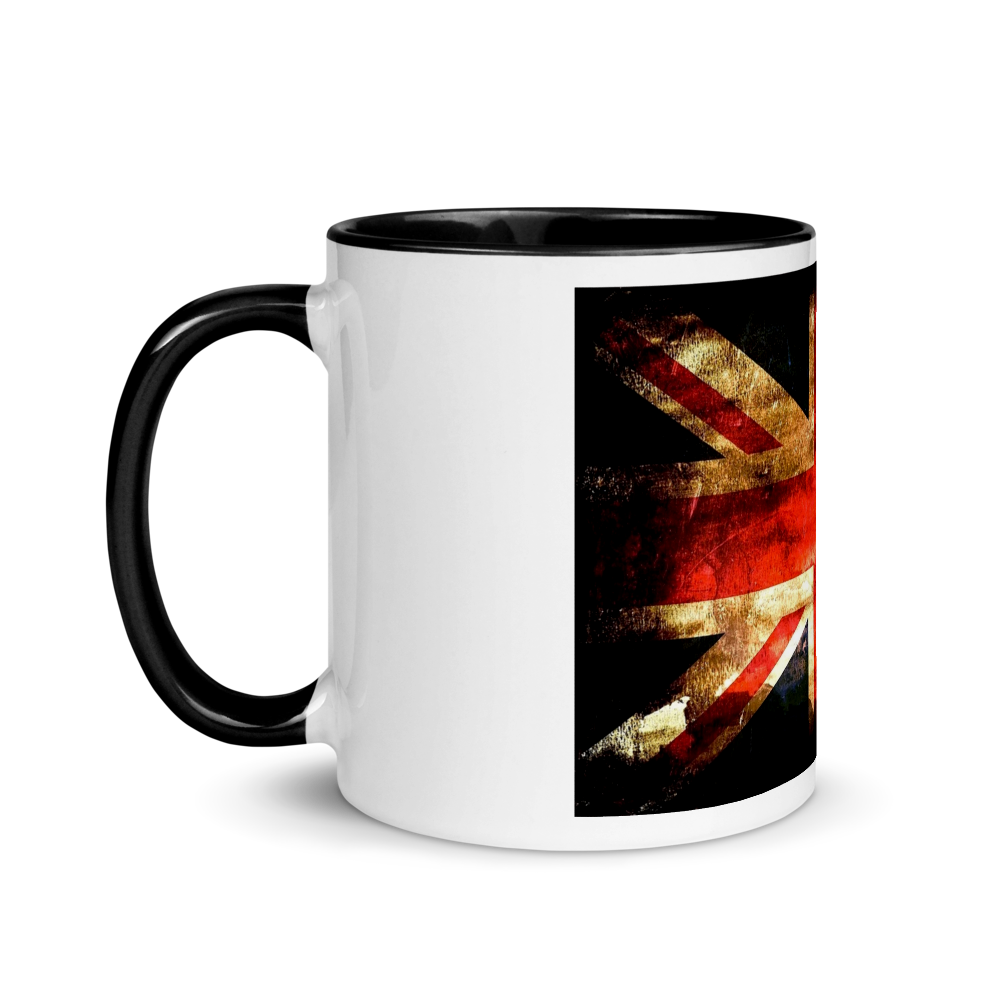 Union Jack Mug with Color Inside