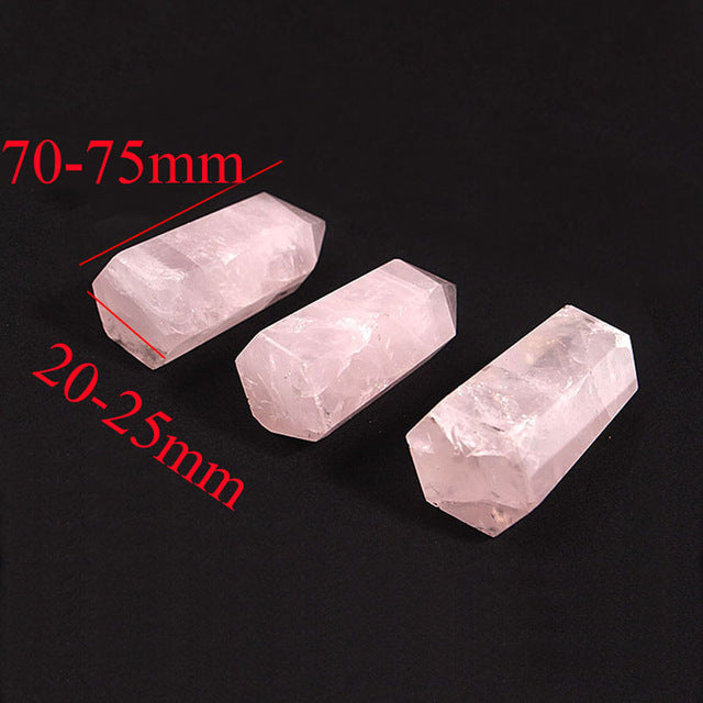 Large Pink Rose Quartz Stone - 100% natural