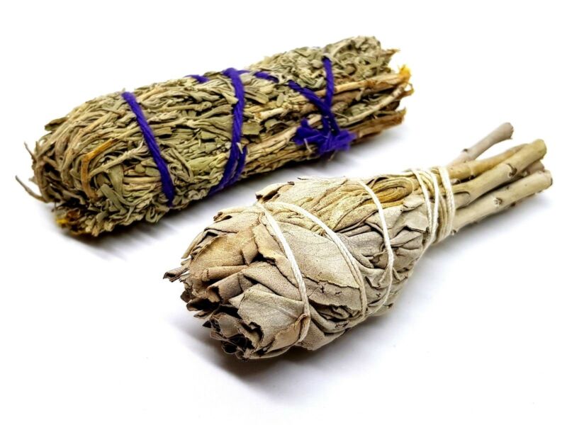 Sage smudging stick