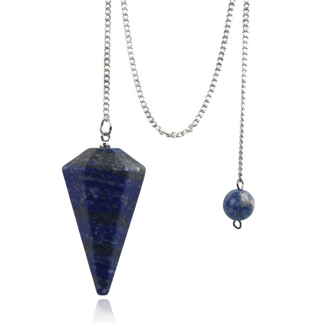 Natural Stone Crystal Pendulum