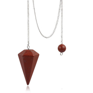 Natural Stone Crystal Pendulum